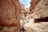 Petra - the Lion Triclinium, along the walk which climbs the Monastery 